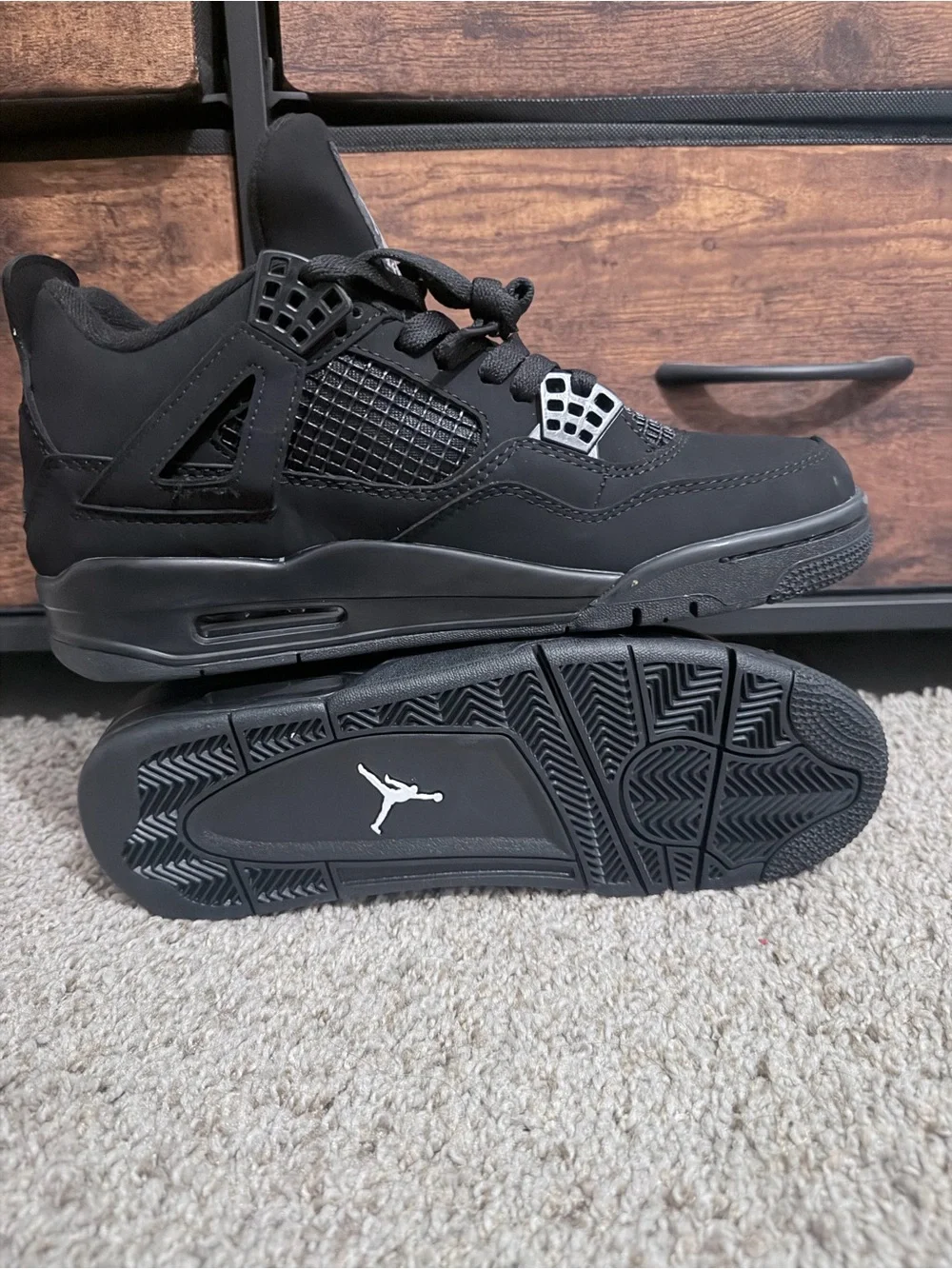 Jordan Men's Black Retro Basketball Sneakers